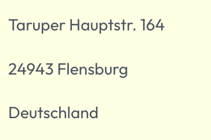 Kontaktdaten